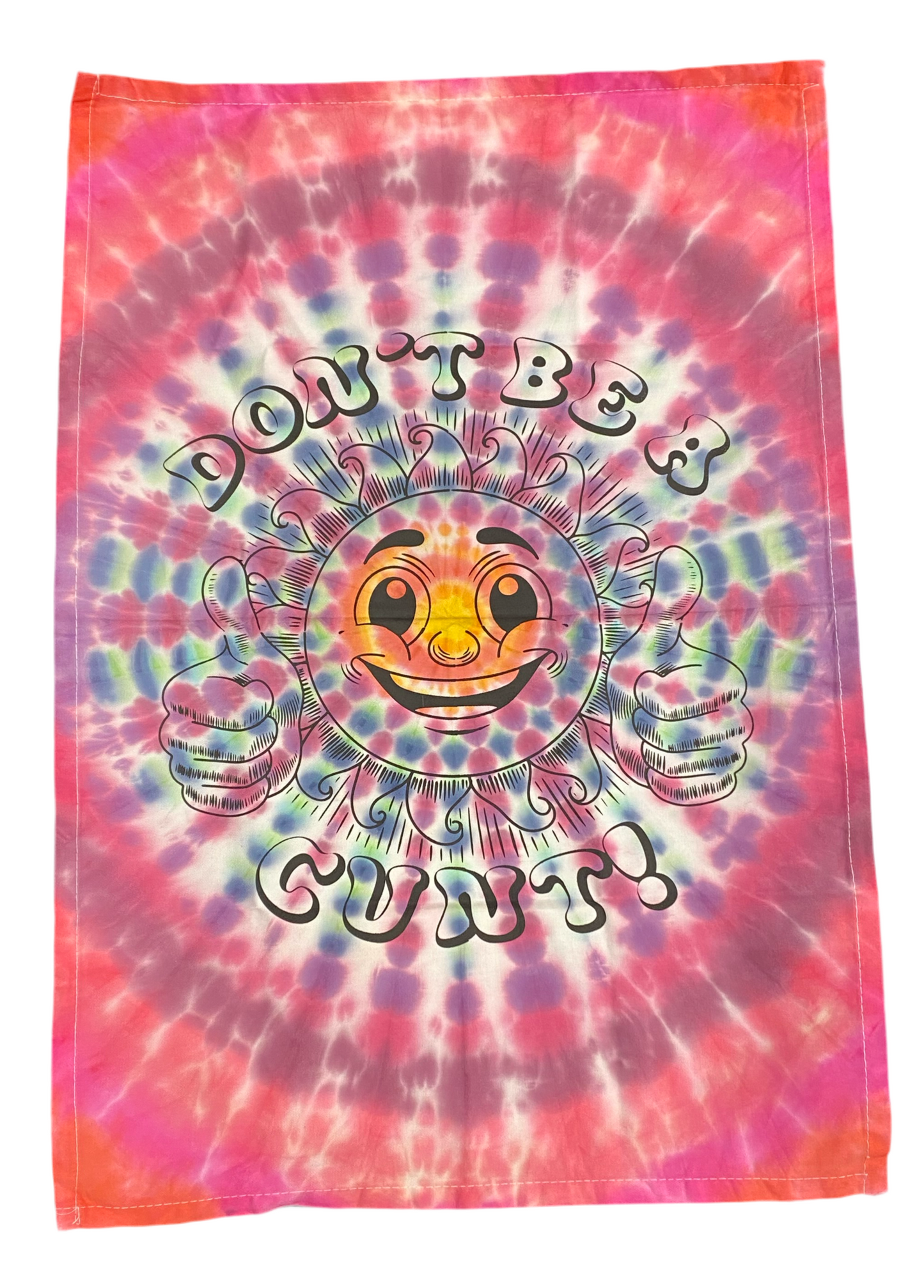 “Don’t Be a C*NT” Tie-Dye Tea Towel